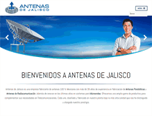 Tablet Screenshot of antenas.com.mx
