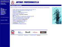 Tablet Screenshot of antenas.com